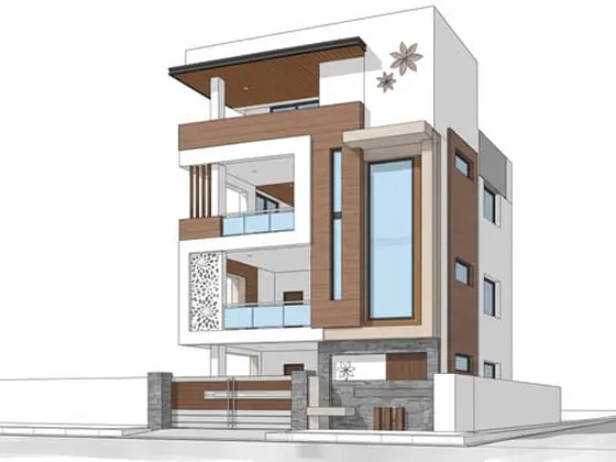 Concept Line — Elevation drawing